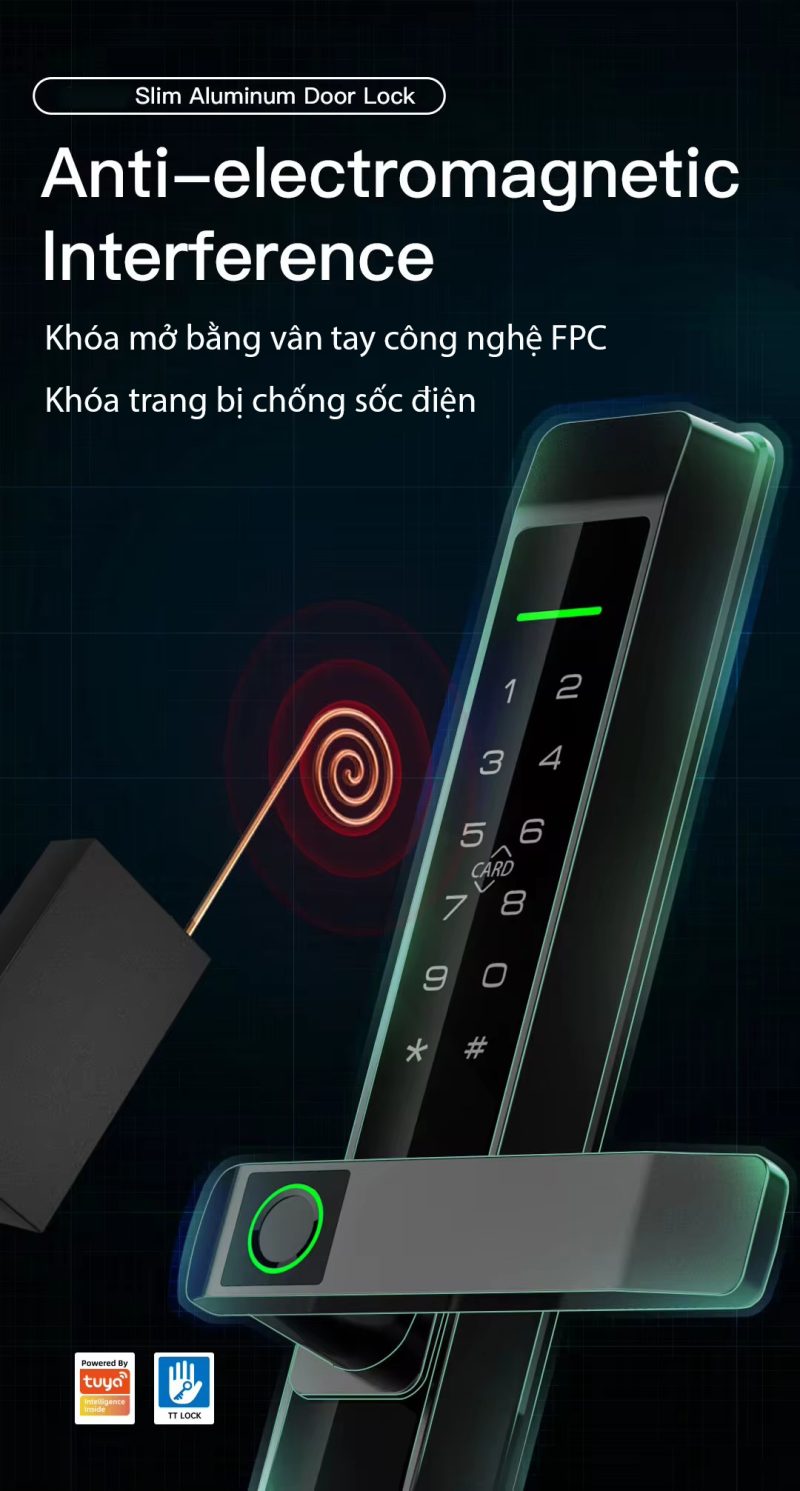 Khóa Tuya L108 Mở Khóa Bằng Vân Tay