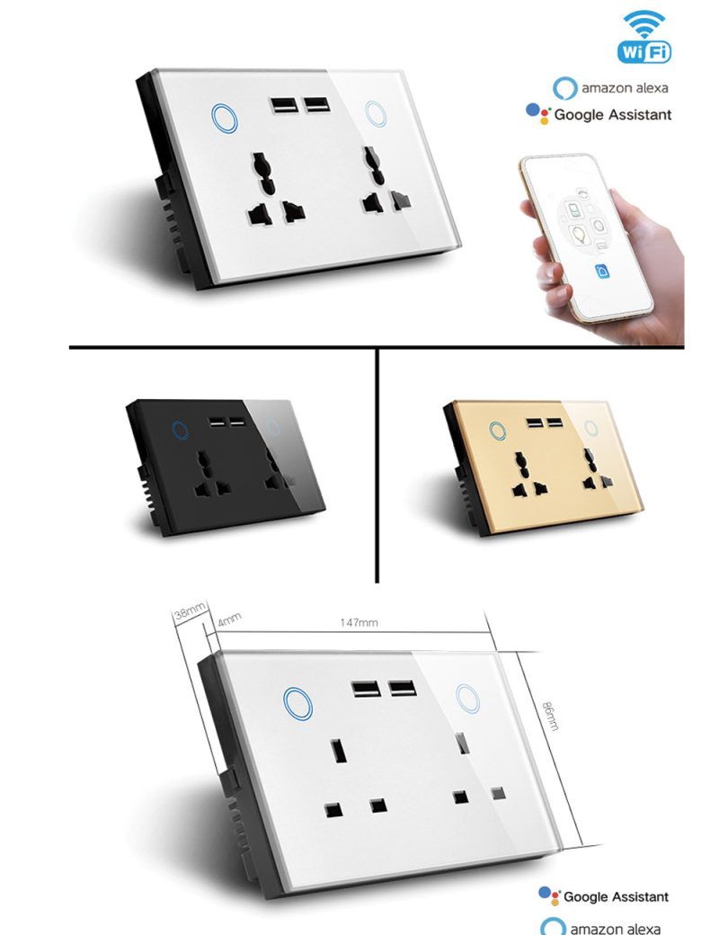 Ô Cắm Thông Minh Tuya OCUS02Wifi