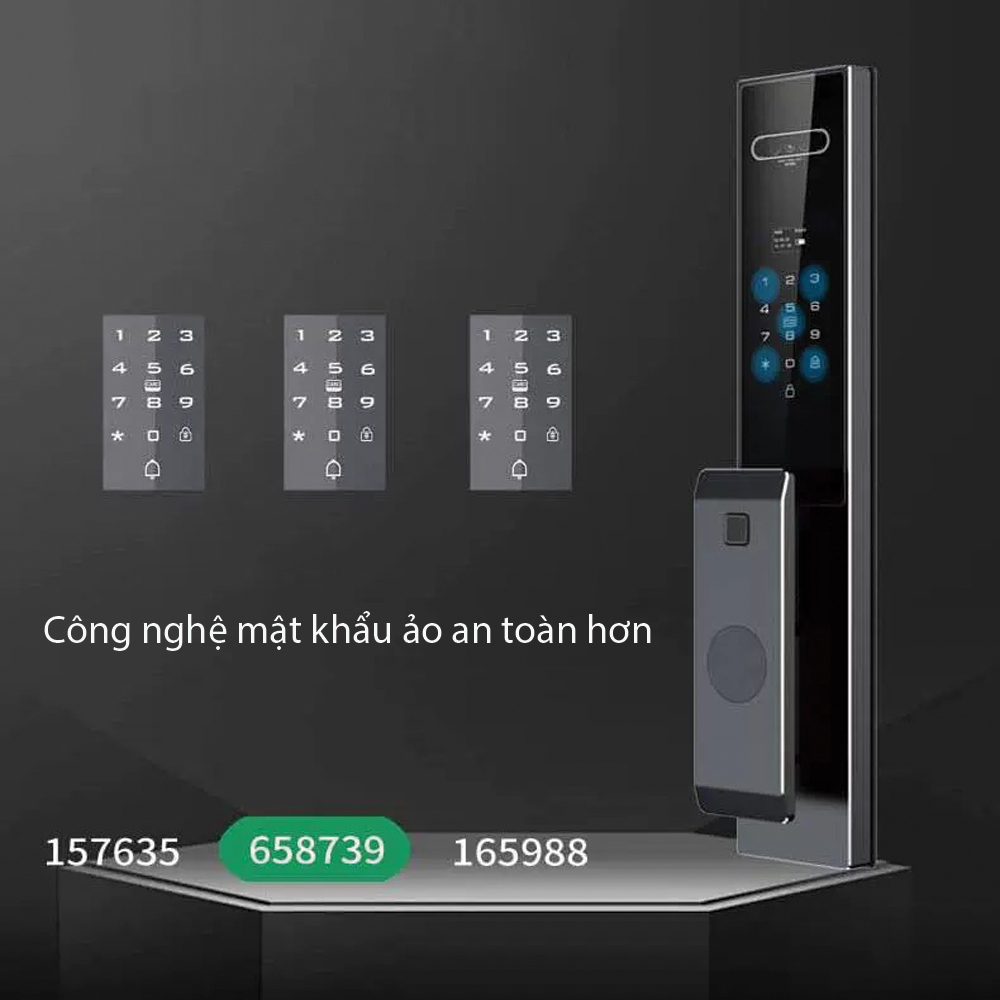 Khóa có chức năng tạo mật khẩu ảo nhằm an toàn hơn